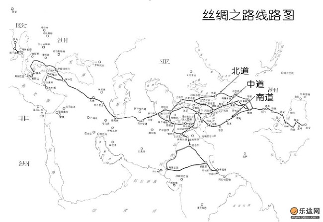 丝绸之路3条路线
